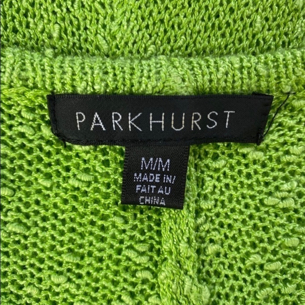Parkhurst Knit Top Green Size M - Picture 7 of 7